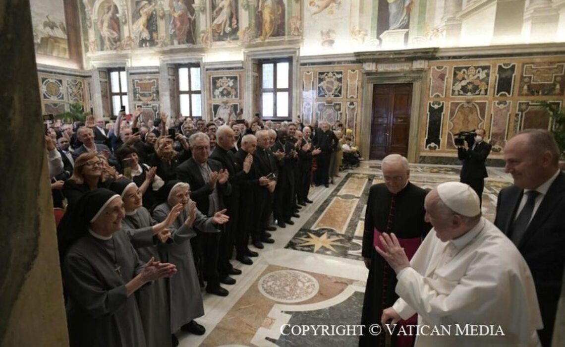 Spotkanie Rodziny Oriońskiej z papieżem Franciszkiem